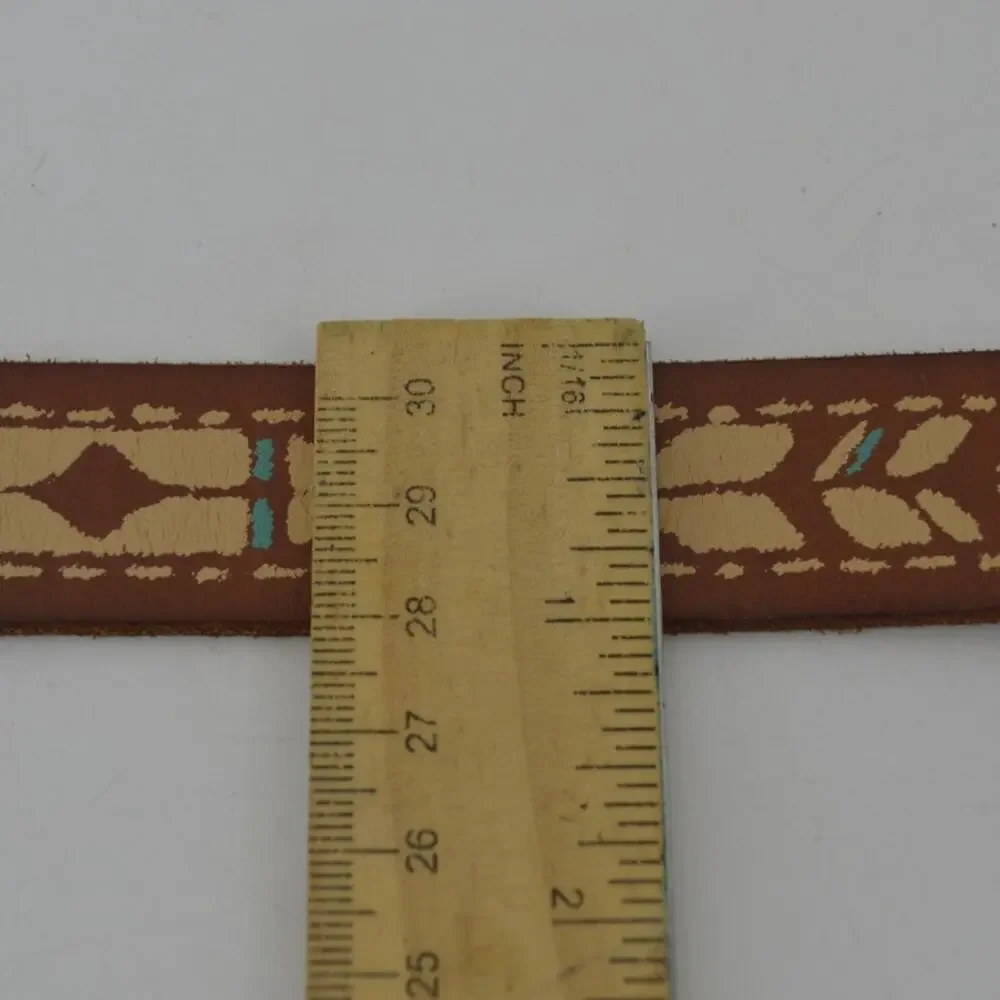 American Eagle Size Large Belt Leather Southwestern Tribal Boho